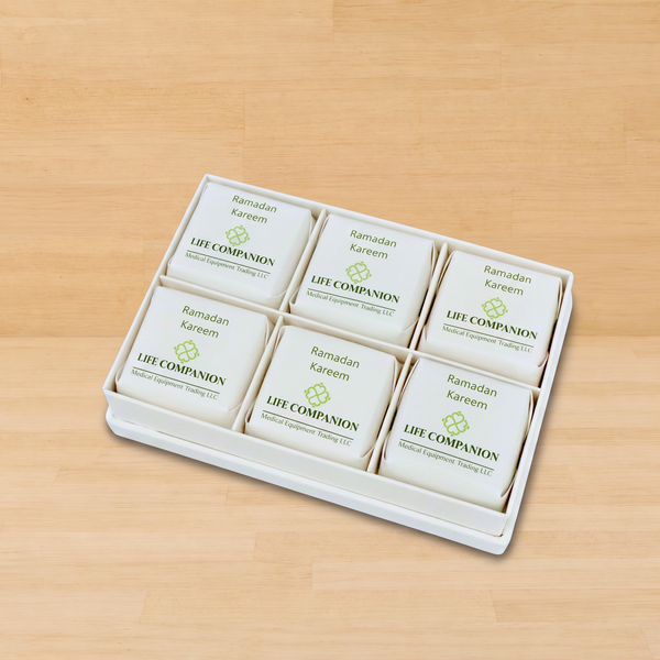 Set of 8 Corporate customized premium chocolate 6P hard box