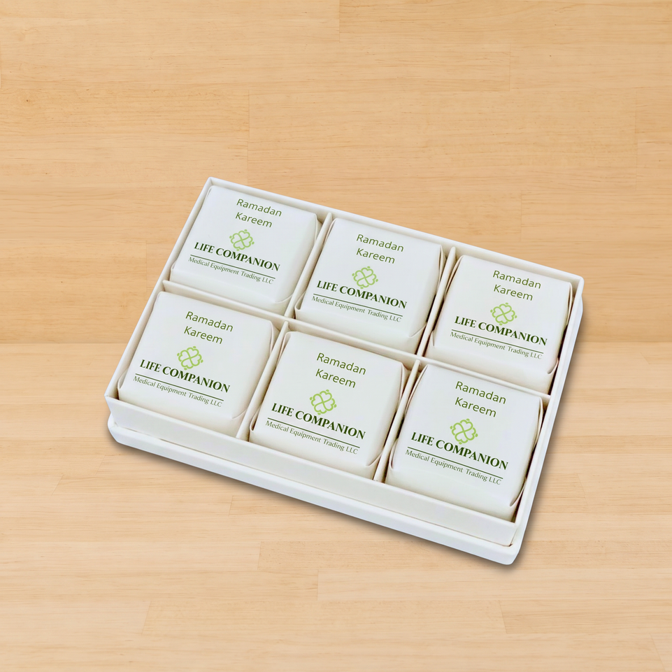 Set of 8 Corporate customized premium chocolate 6P hard box
