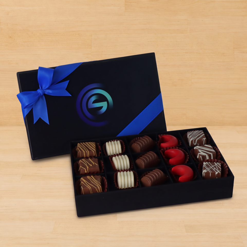 Set of 4 Corporate customized premium chocolate 15P hard box