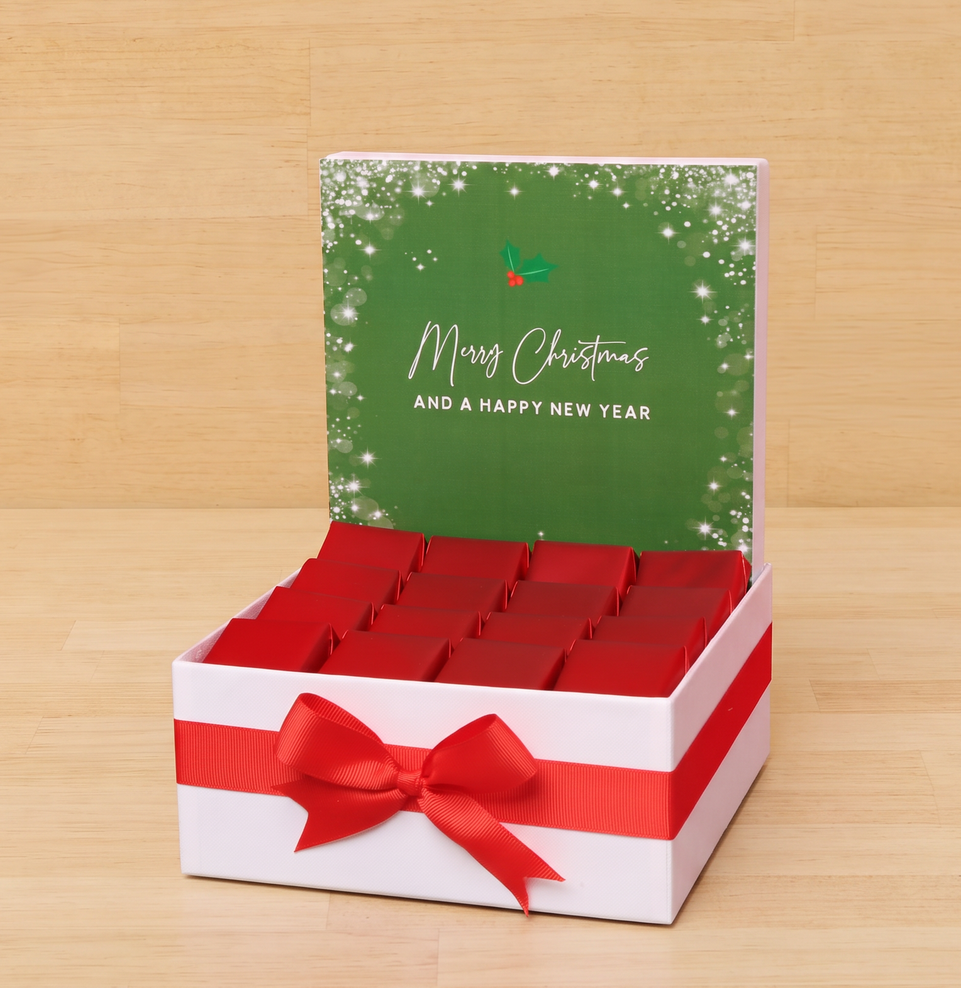 Merry Christmas & Happy New Year designed premium chocolate medium hamper