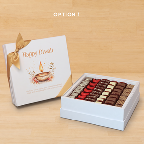 Happy Diwali floral candle designed p...
