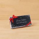 Set of 6 Merry Christmas snow flake designed premium chocolate 8-piece hard box