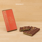 Set of 10 Happy Diwali designed knafeh pistachio premium milk chocolate bar