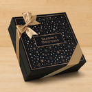Season's greetings Stars designed premium chocolate hard box