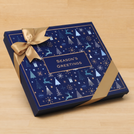 Season's greetings Christmas designed premium chocolate 42P hard box