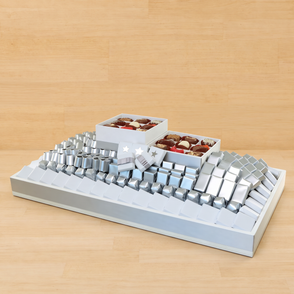 Premium chocolate large leather tray