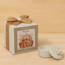 Set of 20 boxes baby boy white rose flower trinket with white star acrylic in hard box giveaway