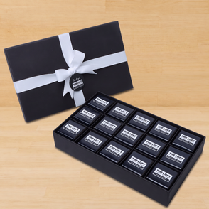 Set of 4 corporate branded chocolate ...