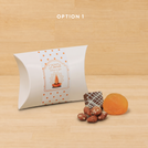 Happy Diwali festival of lights premium chocolate & sweets pillow box