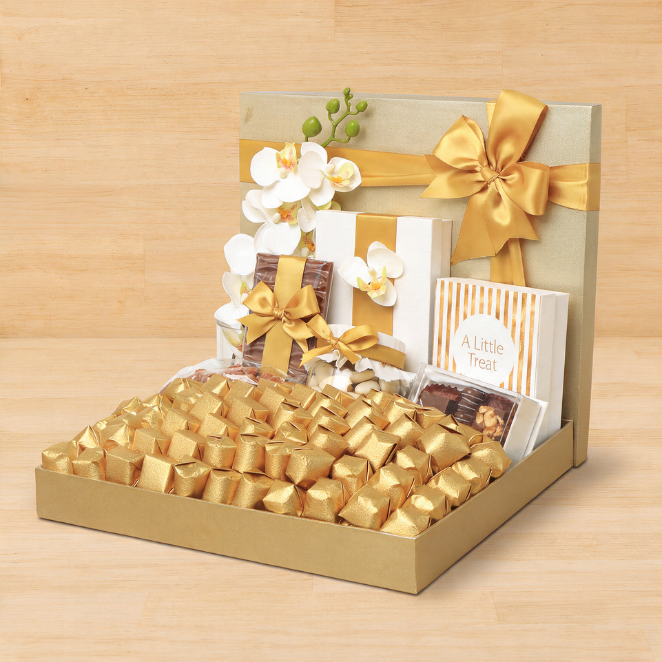 A Little treat elegant designed chocolate and sweets gift