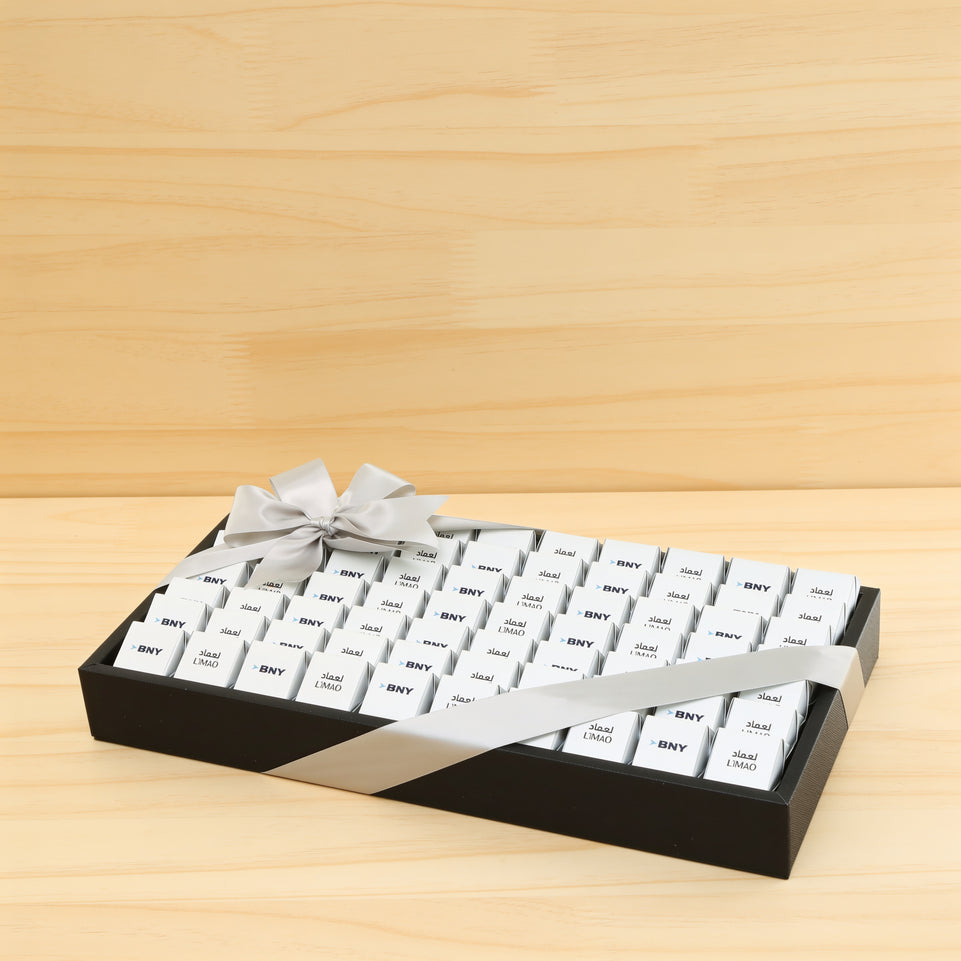 Corporate customized premium chocolate medium leather tray