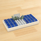Corporate customized premium chocolate medium leather tray