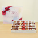 Mother's day designed premium chocolate 42P hard box