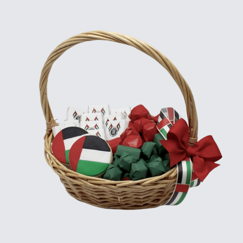 NATIONAL DAY DESIGNED CHOCOLATE MEDIUM BASKET