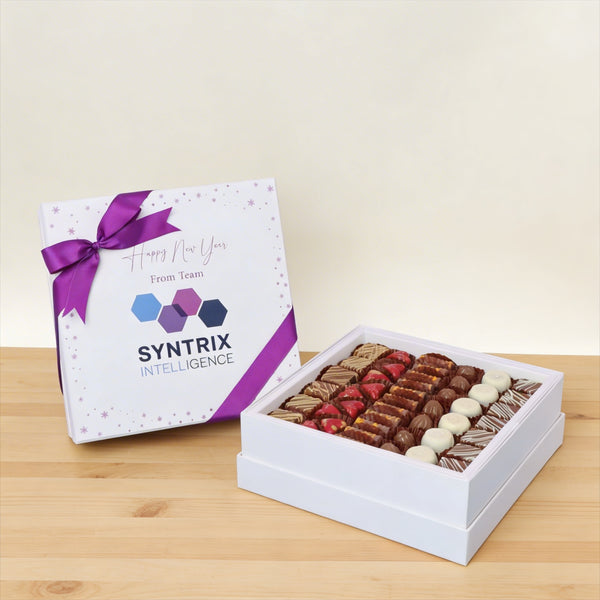 Set of 2 Corporate customized premium chocolate hard box