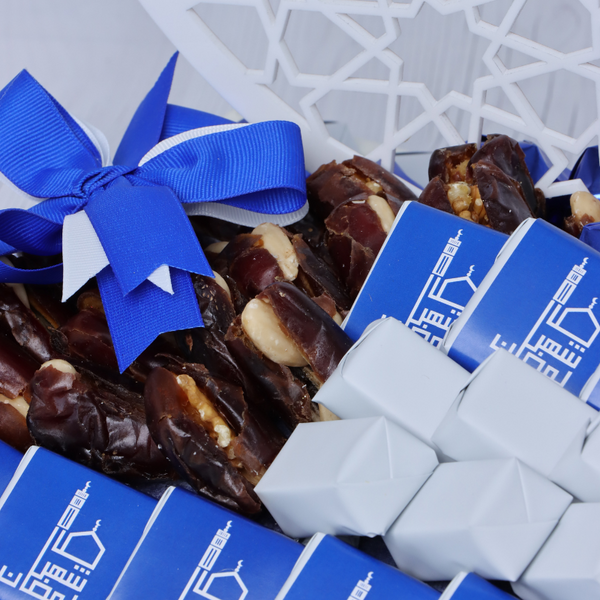 Ramadan designed chocolate & sweets leather tray