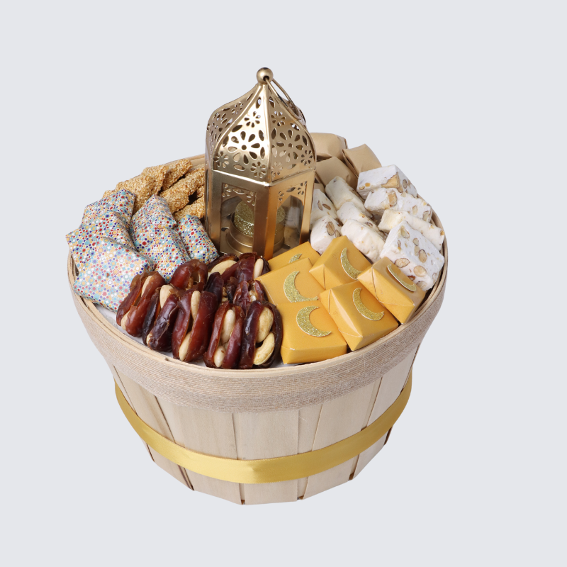 RAMADAN EID DESIGNED CHOCOLATE & SWEETS BUCKET HAMPER