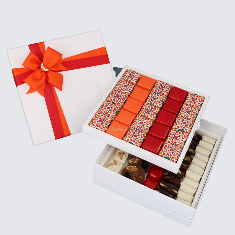 Ramadan eid pattern designed chocolate & sweets hard box