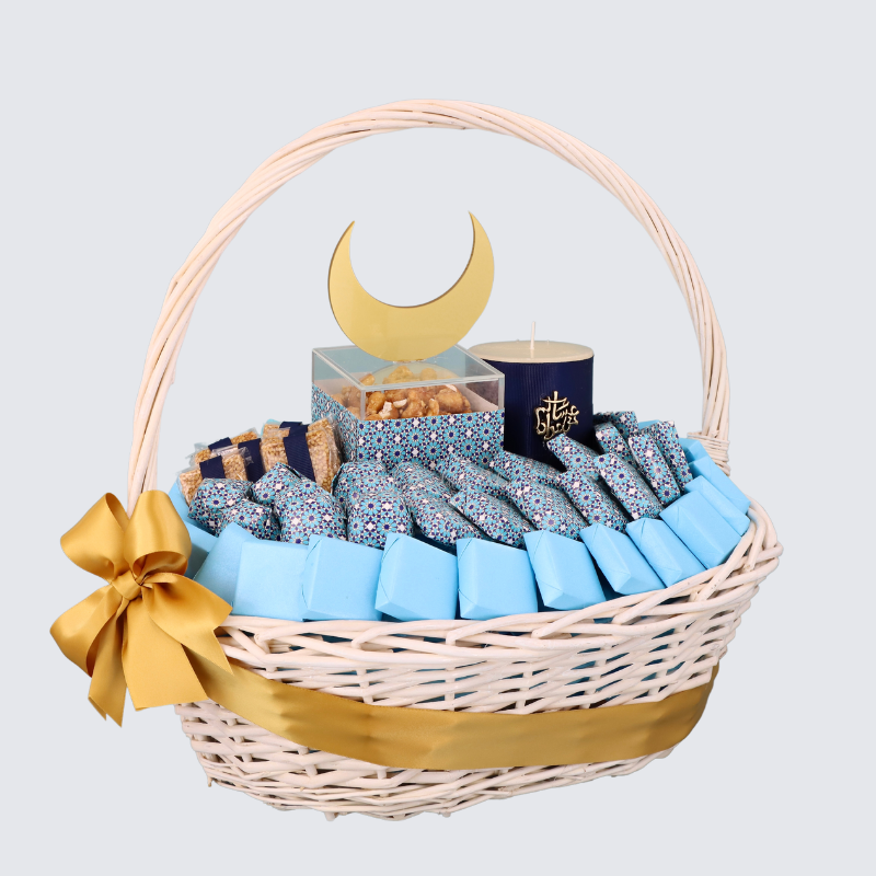 Ramadan Designed Chocolate & Sweets Large Basket