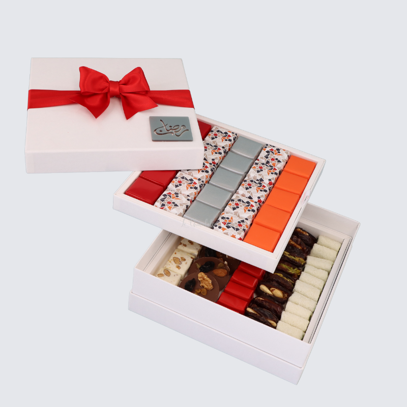 Ramadan geometric pattern designed chocolate & sweets hard box