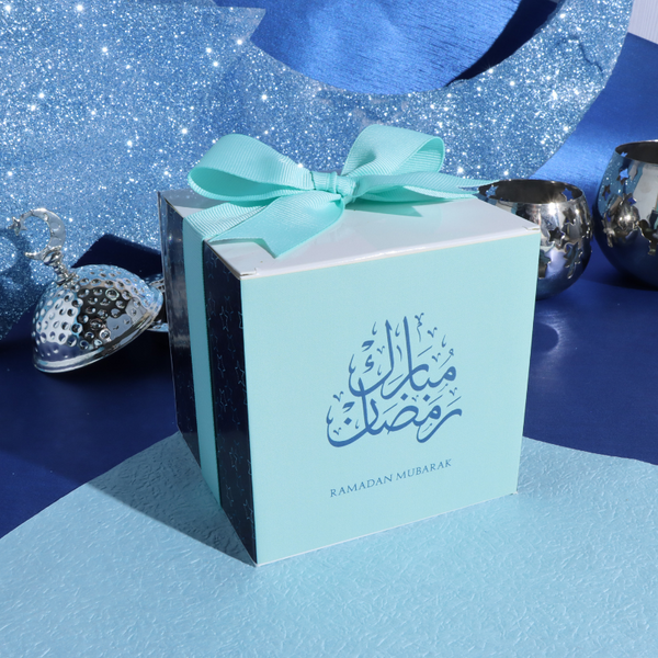 Set of 20 Ramadan mubarak designed chocolate soft cube box