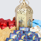 Ramadan eid designed chocolate & sweets round basket