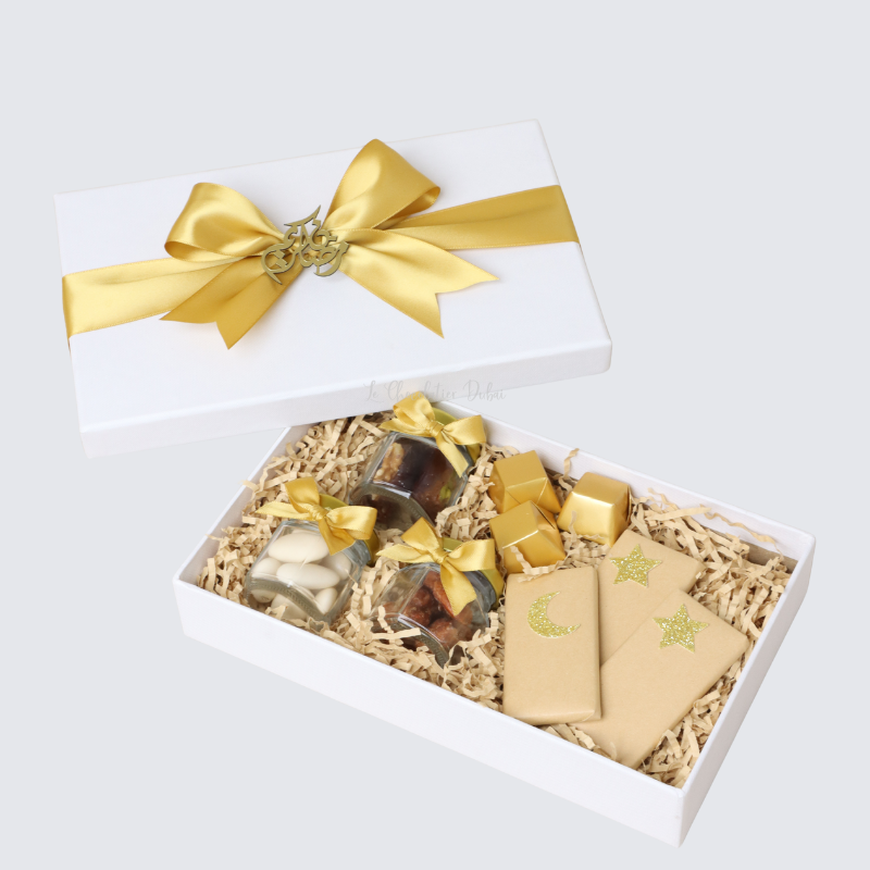 RAMADAN DECORATED CHOCOLATE & SWEET JARS HARD BOX