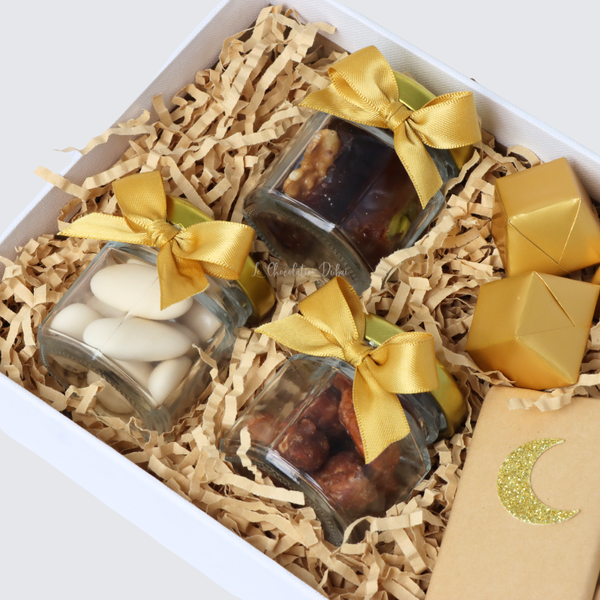Ramadan decorated chocolate & sweet jars hard box