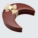 Ramadan crescent chocolate & sweets leather box
