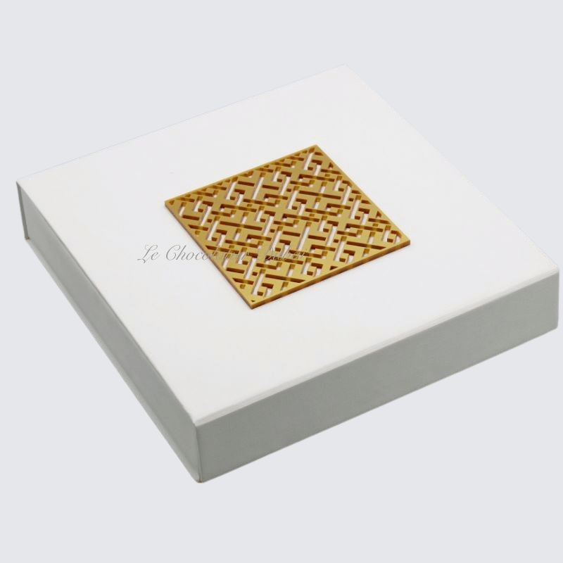 ACRYLIC PATTERN DECORATED CHOCOLATE HARD BOX