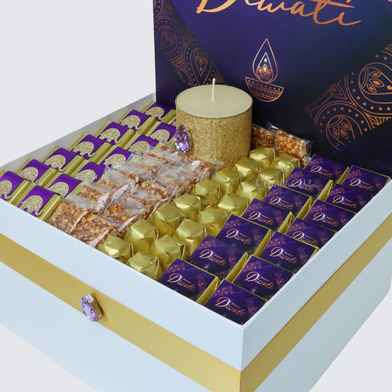 DIWALI DESIGNED PREMIUM CHOCOLATE EXTRA LARGE HAMPER