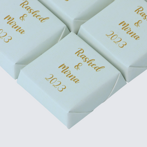 Wedding personalized chocolate