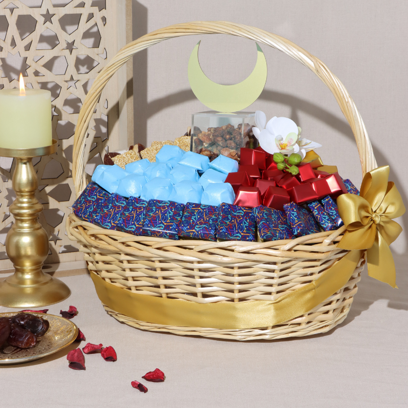 Ramadan Eid Designed Chocolate & Sweets Extra Large Basket