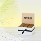 "Let the fun begin" retirement designed premium chocolate small hamper