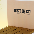 "Let the fun begin" retirement designed premium chocolate large hamper