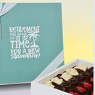 Retirement designed premium chocolate one layer hard box