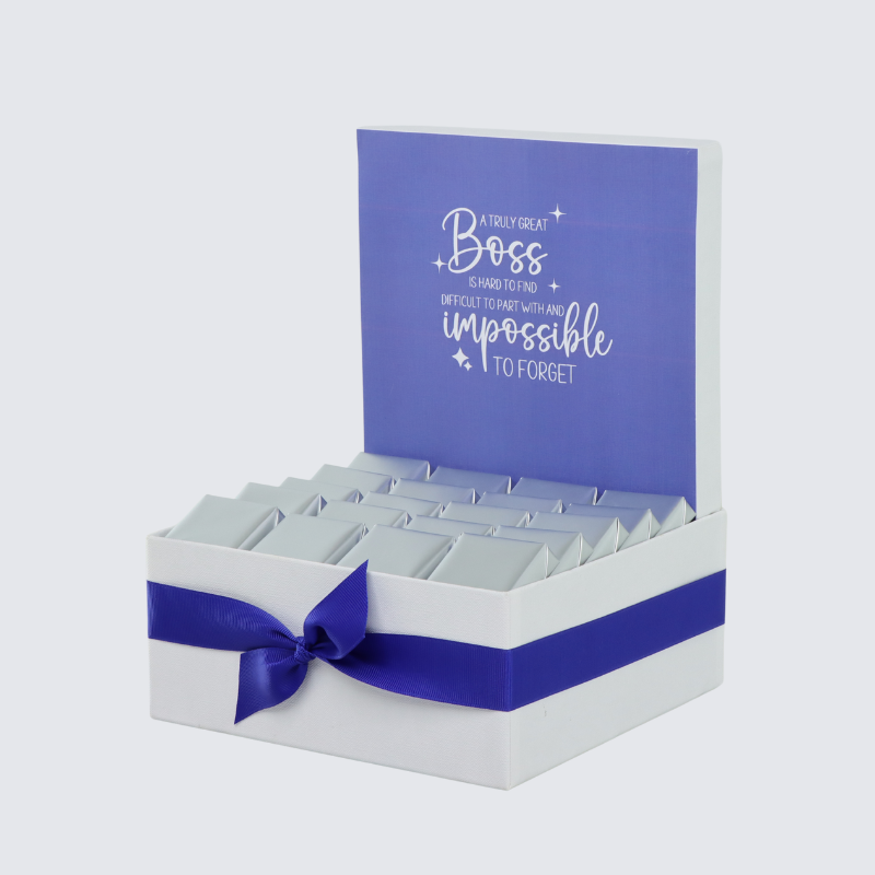 RETIREMENT BOSS MESSAGE DESIGNED CHOCOLATE MEDIUM HAMPER