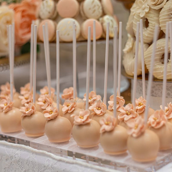 Bridal floral luxury dessert table