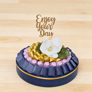 Enjoy your day flower decorated premi...