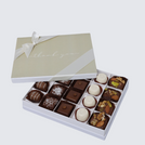 "Thank you" minimalist designed 20-piece premium chocolate hard box