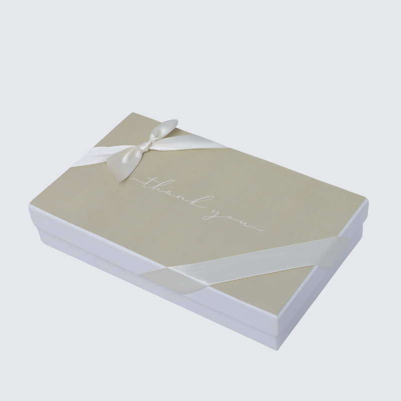 "Thank you" minimalist designed 15-piece chocolate hard box