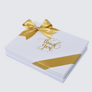 "Thank you" sun streak designed 20-piece premium chocolate hard box