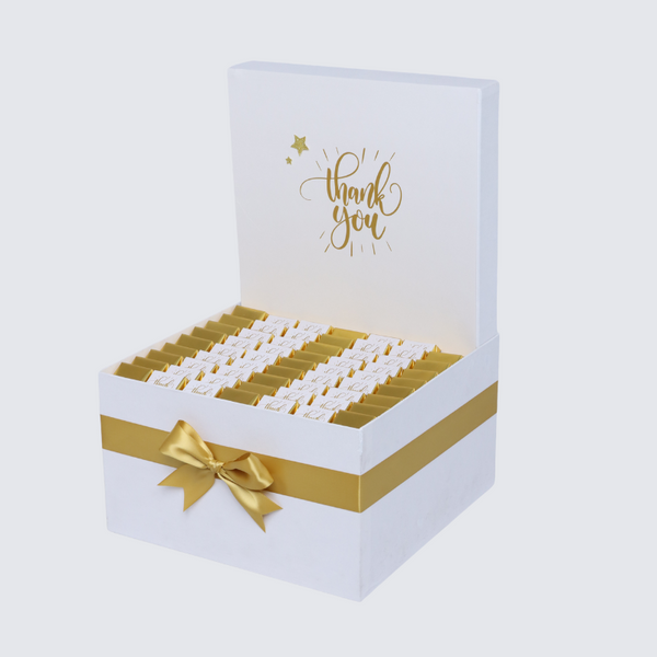 "Thank you" sun streak designed premium chocolate extra large hamper