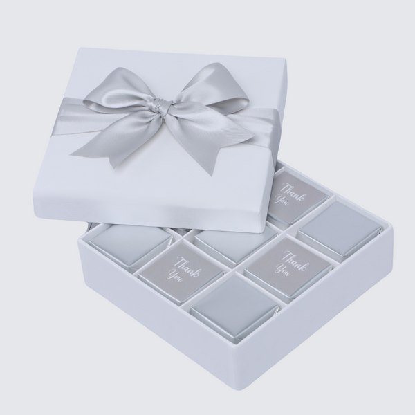 "Thank you" classic 9-piece premium chocolate hard box