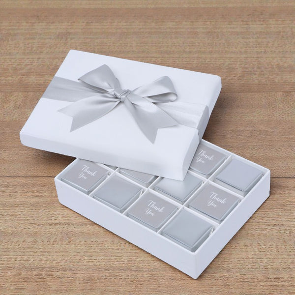 "Thank you" classic 12-piece premium chocolate hard box