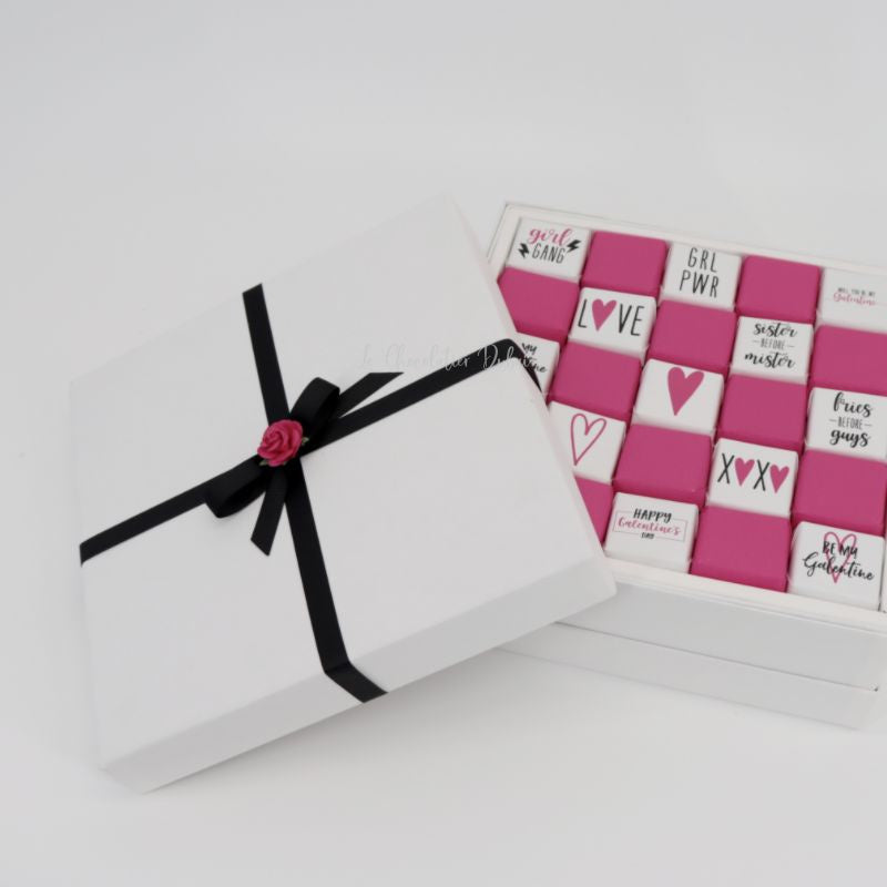 Luxury valentine chocolate box