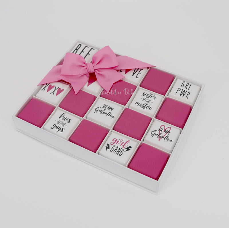 Luxury valentine chocolate box