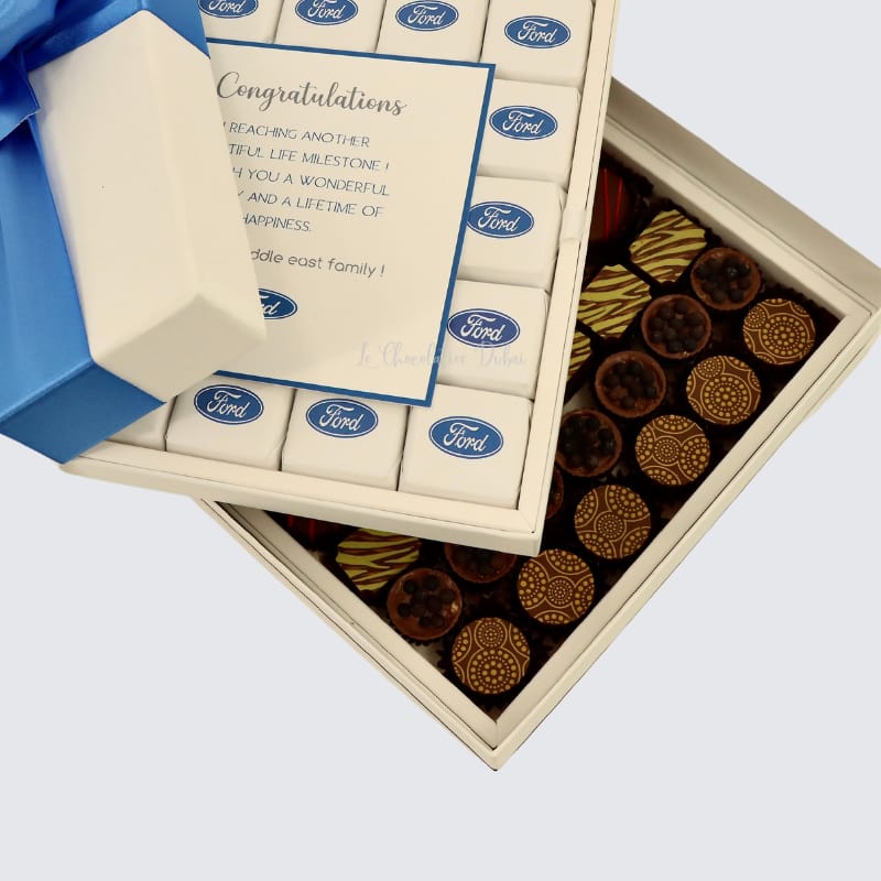 CORPORATE BRANDED CHOCOLATE HARD BOX