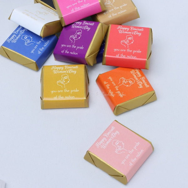 "Emirati women's day" designed premium loose chocolate