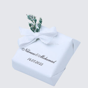 Bridal personalized and ribbon decora...